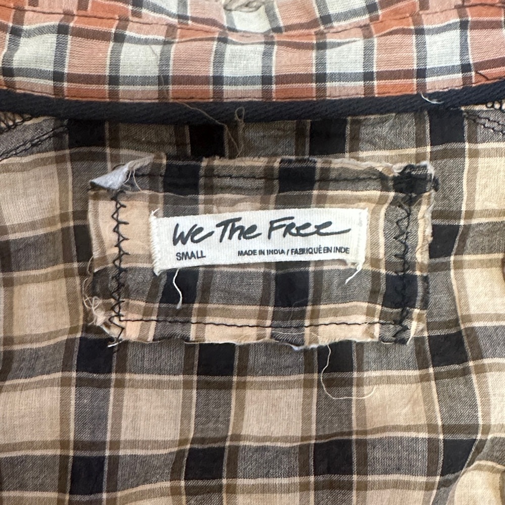 We The Free Multicolor Patchwork Button-Up Shirt - image 2